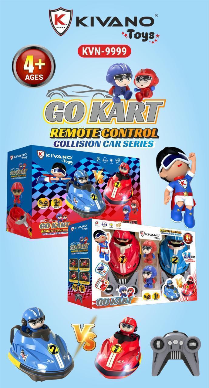 Go Kart 2 Player Remote Control Toy