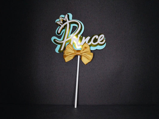 Cake Decorations - Prince Birthday - Cake Toppers