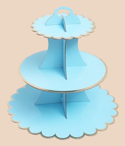 Cup Cake Stand - 3 Tier for Birthday Decorations at Home