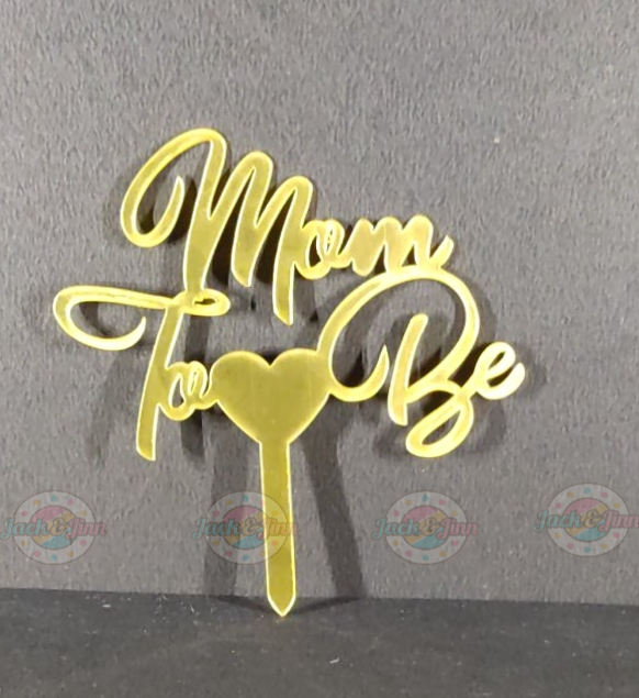 Mom To Be Cake Topper