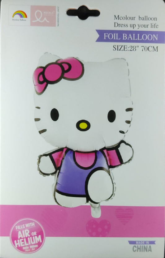 Hello Kitty Foil Balloon Single - 28 Inch