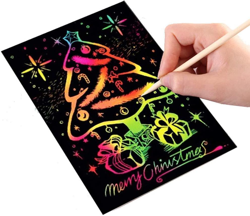 Scratch Art Books | Colored Scratch Art Notebooks - 1 piece