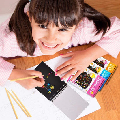 Scratch Art Books | Colored Scratch Art Notebooks - 1 piece