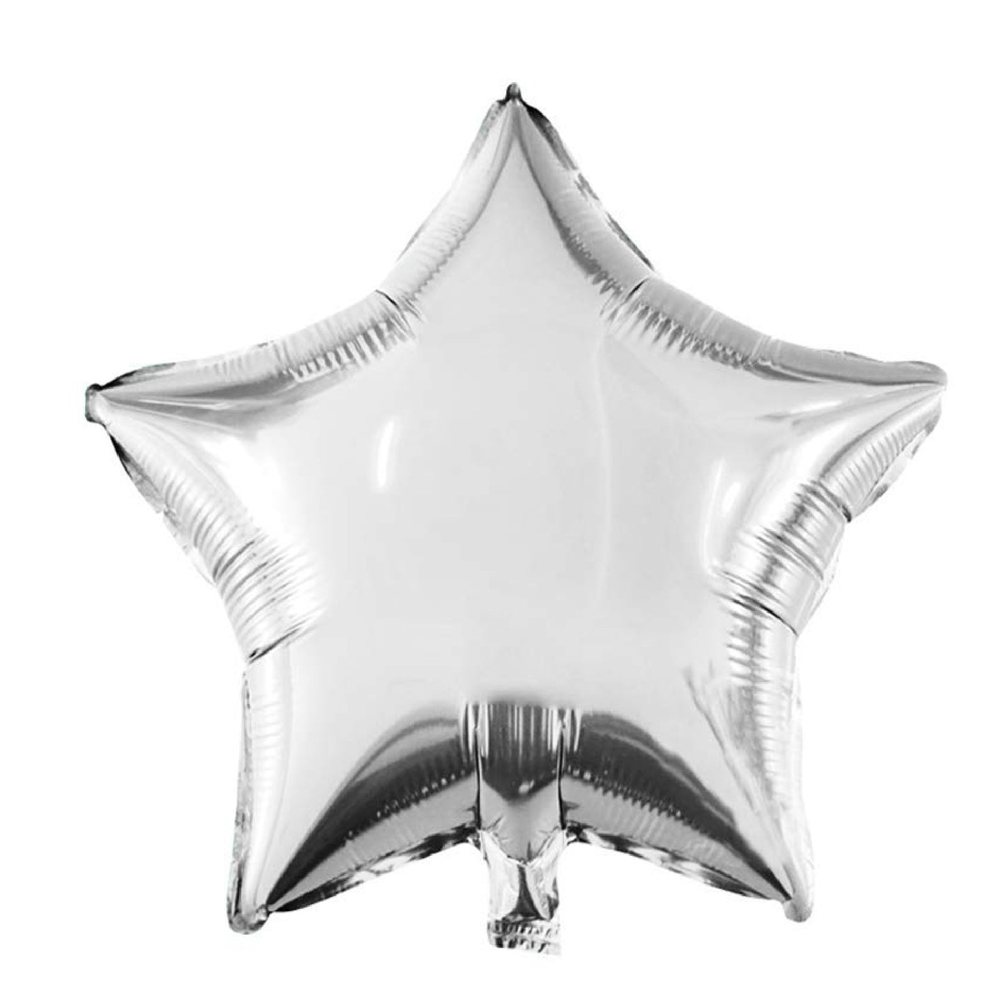 Silver Star Foil Balloon - 18 Inch