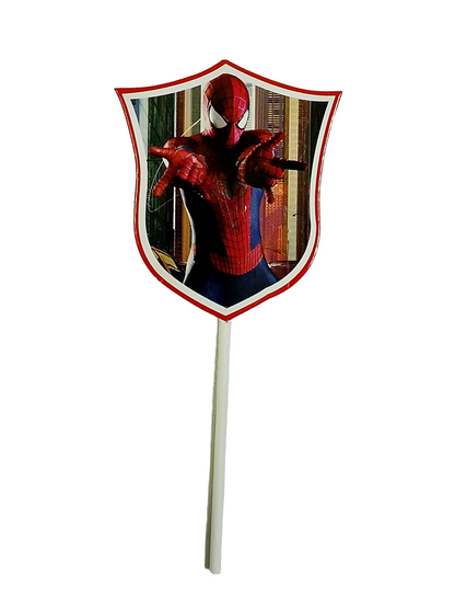 Spiderman Cake Topper Set – 6 Pieces | Superhero Theme Birthday Decoration - Jack&Jinn
