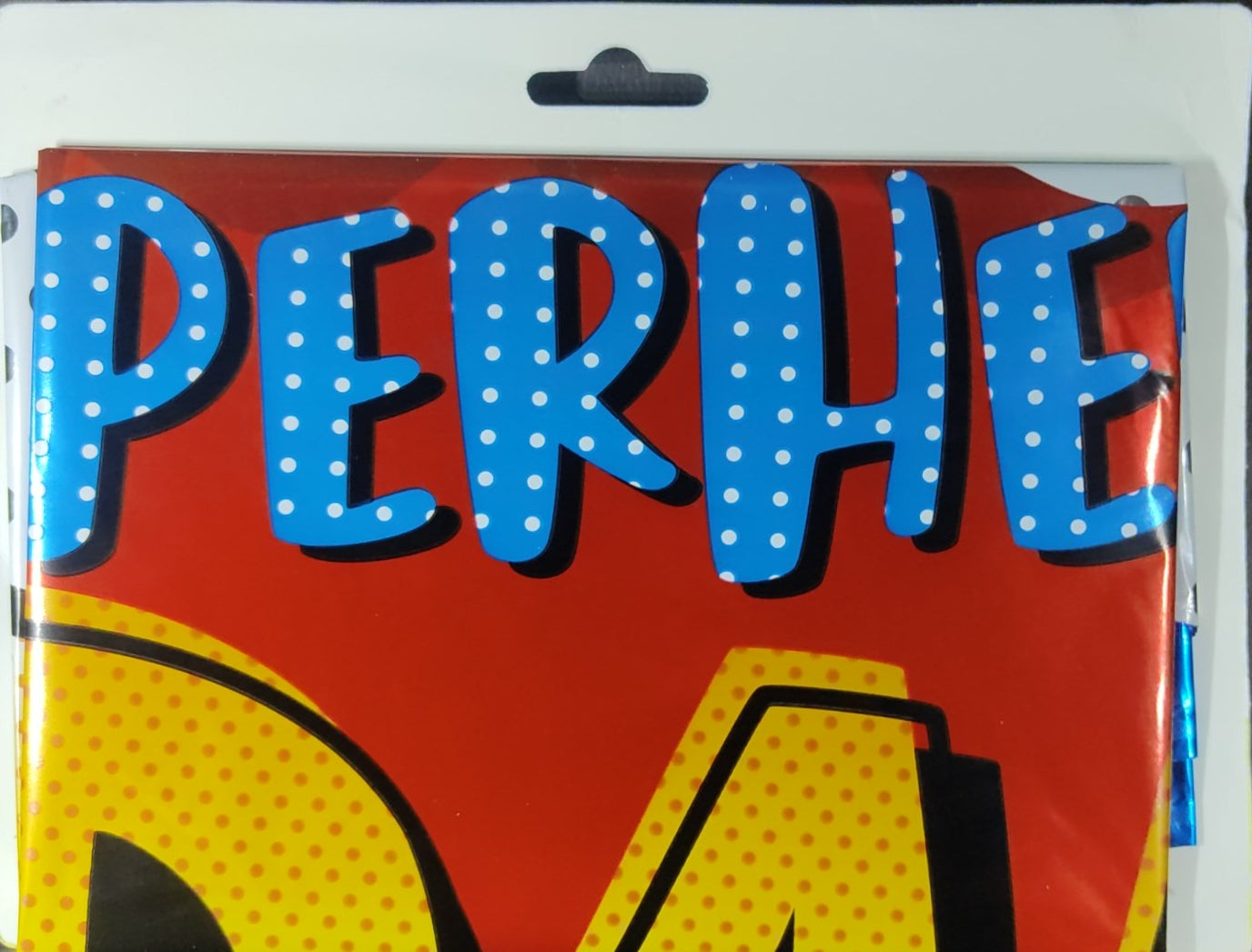 Super Hero Dad Foil Balloon - 5 pieces set for Simple Birthday Decorations at Home